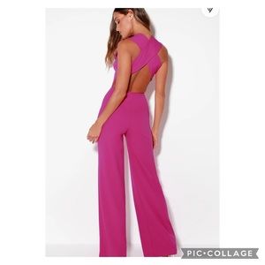 **SOLD on another platform Pink/ Magenta Jumpsuit.